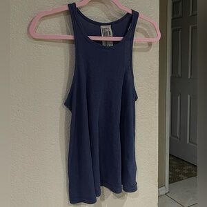 Free People Navy Tank Top